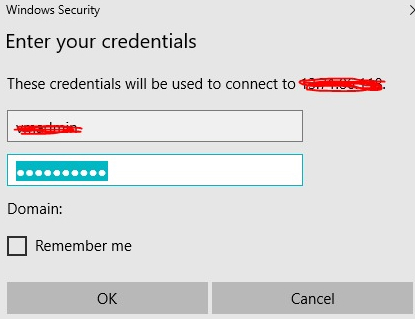 Enter your credentials